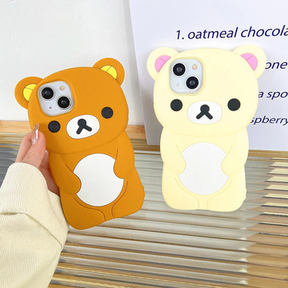 Rilakkuma Bear Soft iPhone Case