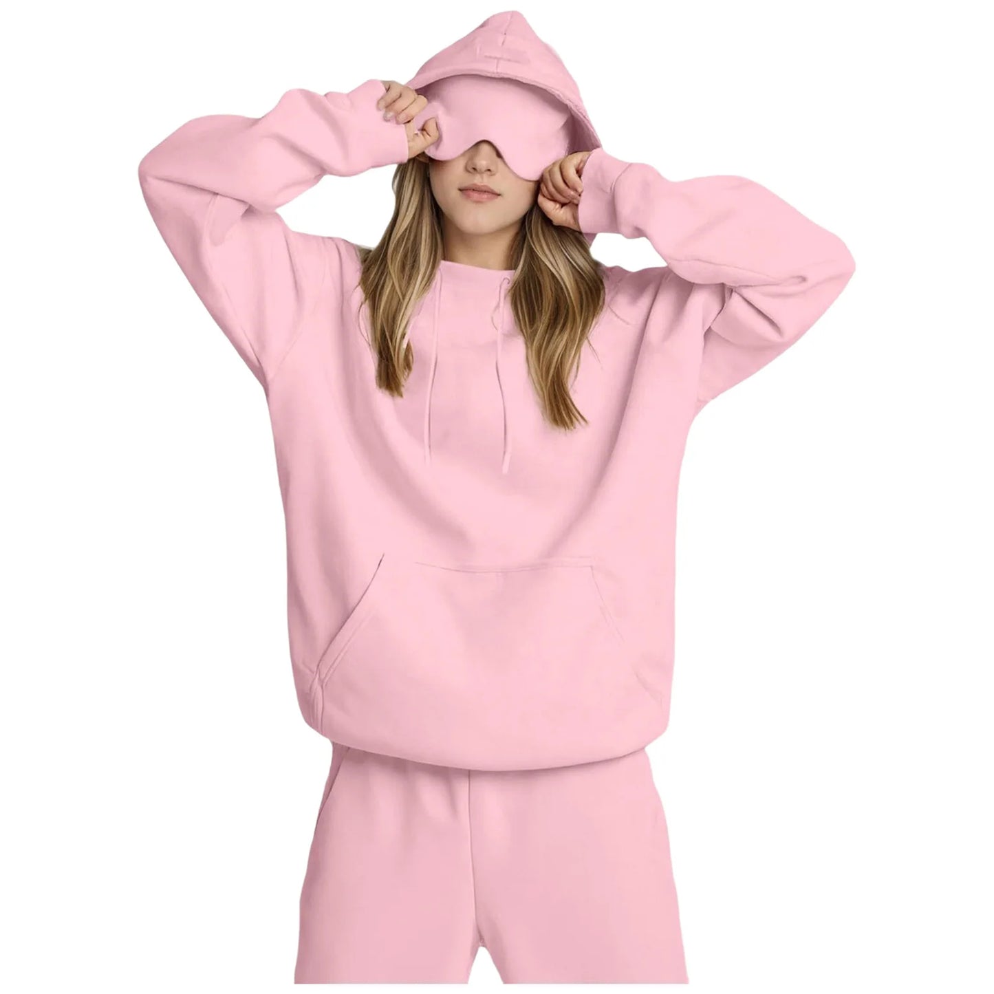 Hoodie With Built-In Eye Mask