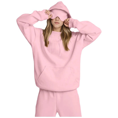 Hoodie With Built-In Eye Mask