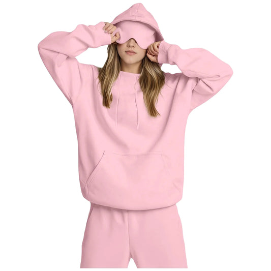 Hoodie With Built-In Eye Mask