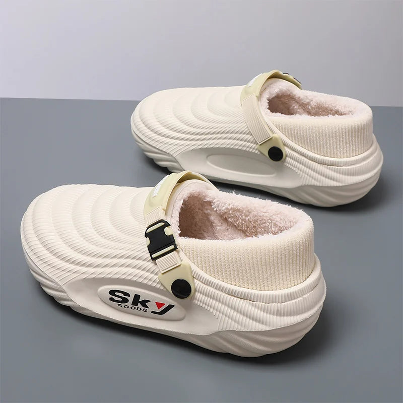 Men's Warm Waterproof Slippers
