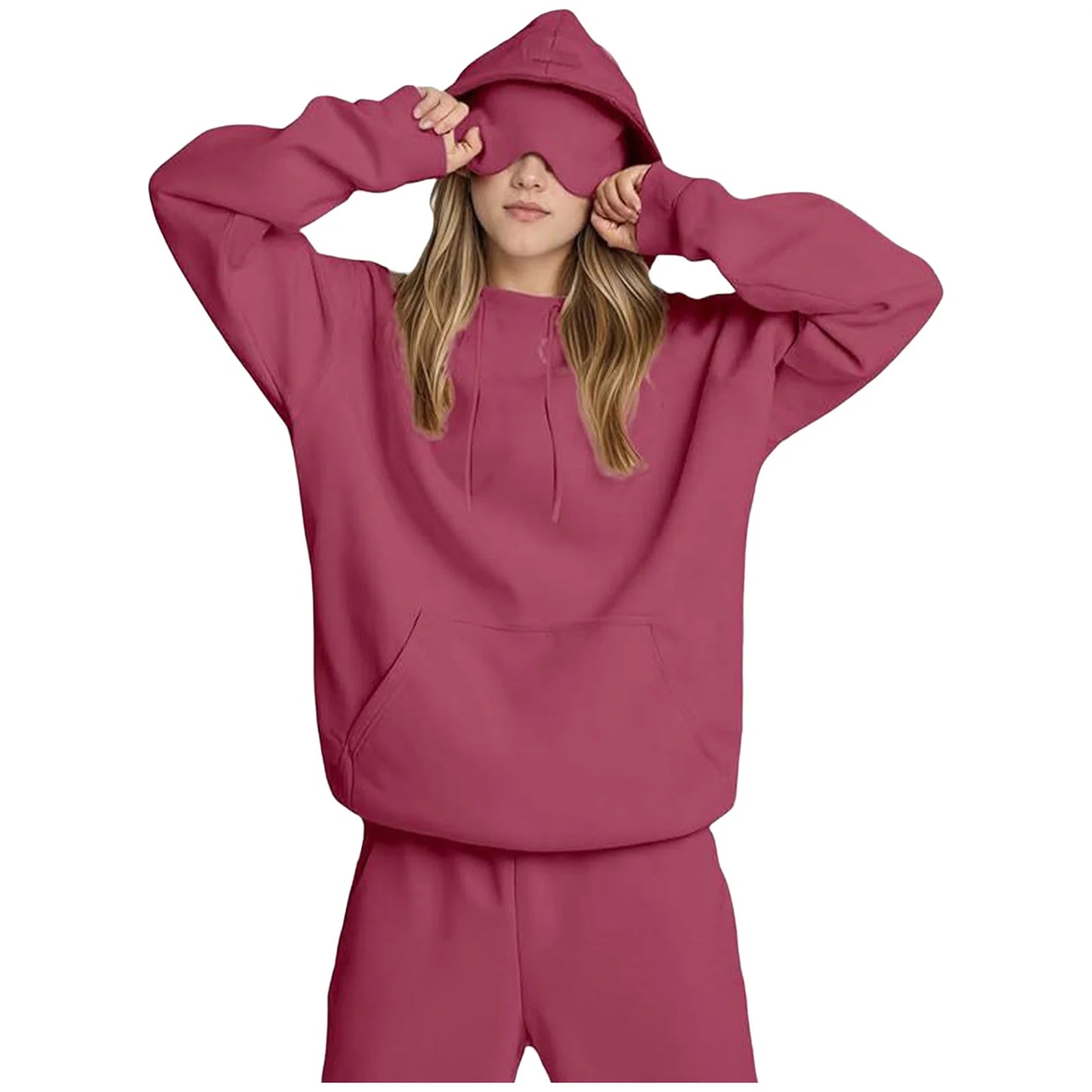 Hoodie With Built-In Eye Mask