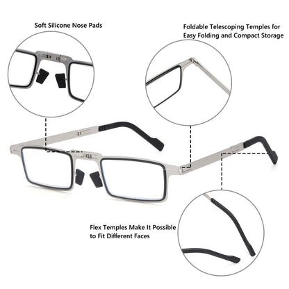 Foldable Blue Light Reading Glasses