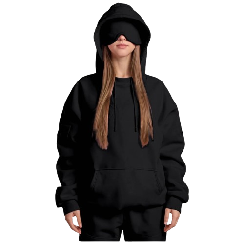 Hoodie With Built-In Eye Mask