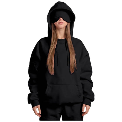 Hoodie With Built-In Eye Mask