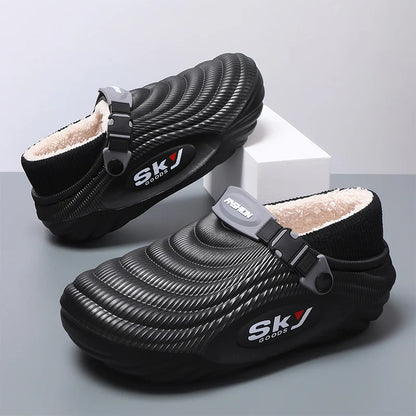 Men's Warm Waterproof Slippers