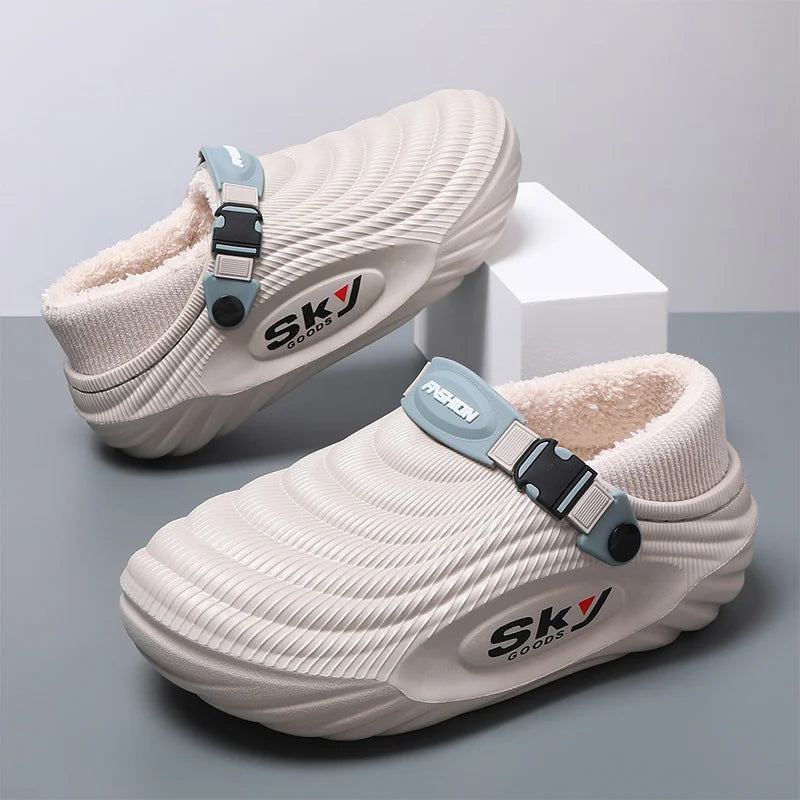 Men's Warm Waterproof Slippers