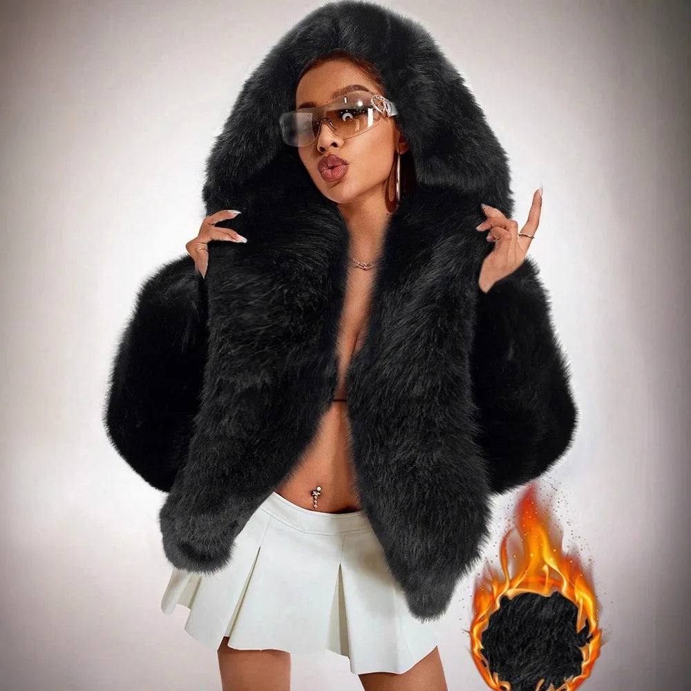Women Faux Fur Coat