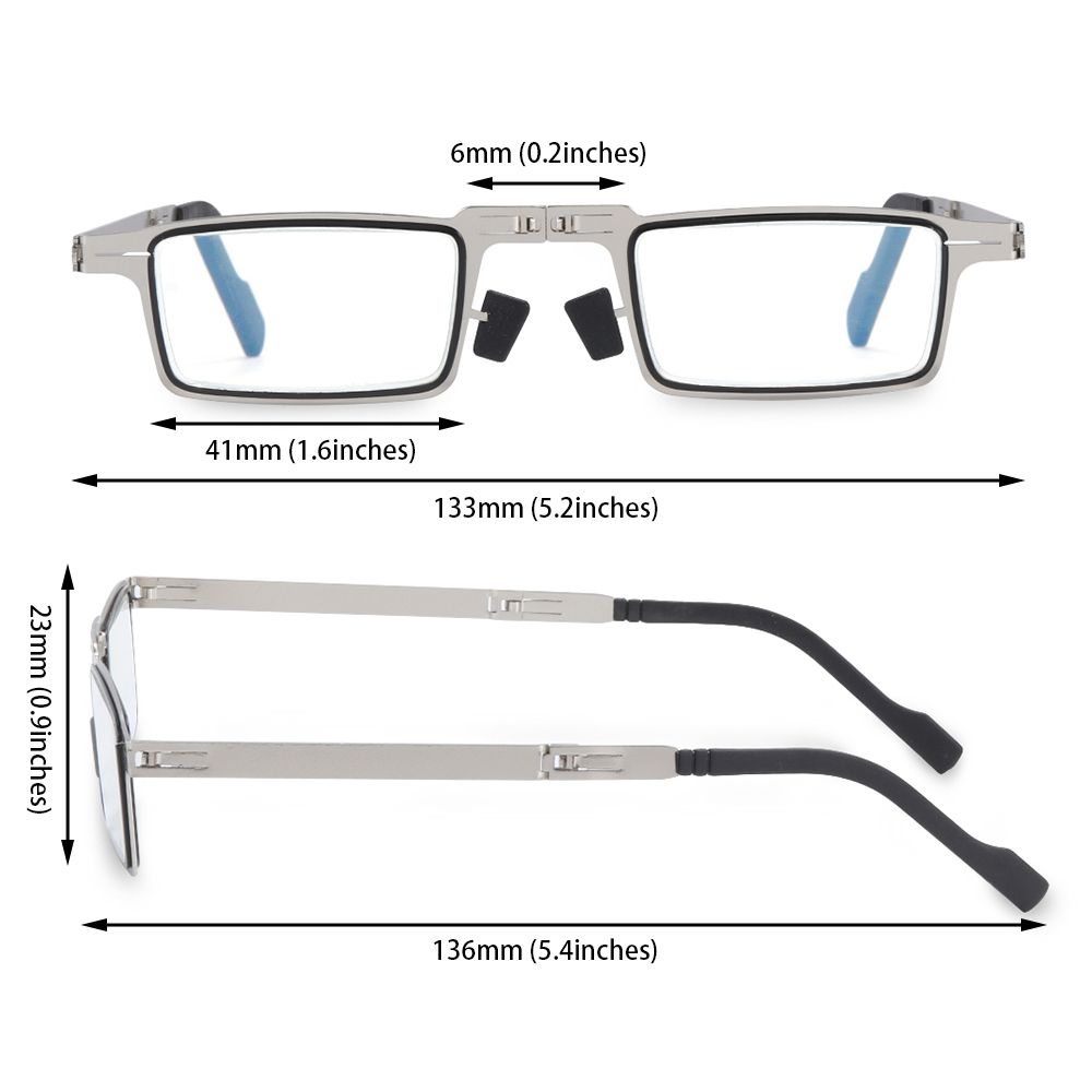 Foldable Blue Light Reading Glasses