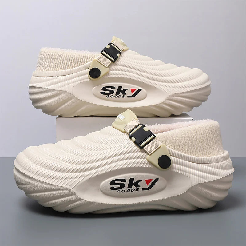 Men's Warm Waterproof Slippers