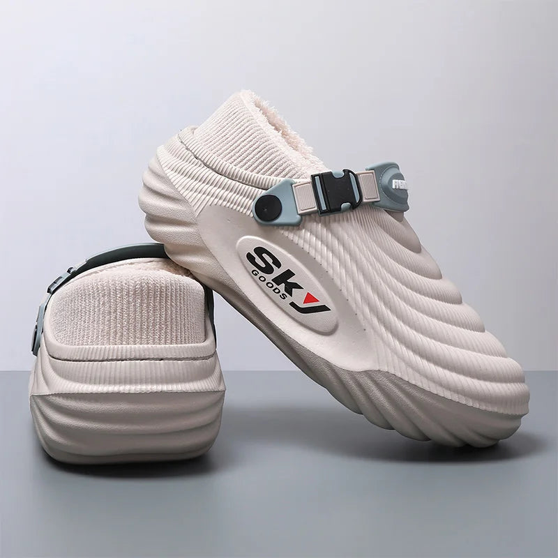 Men's Warm Waterproof Slippers