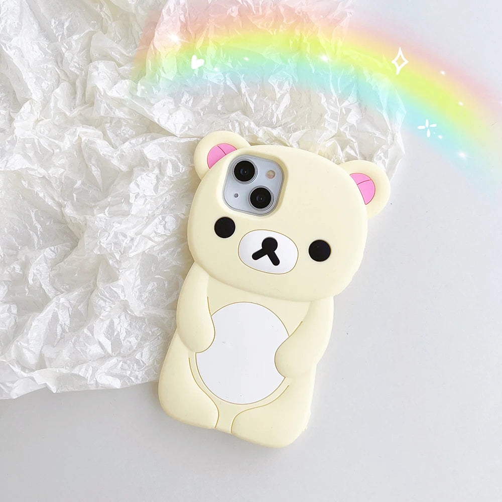 Rilakkuma Bear Soft iPhone Case