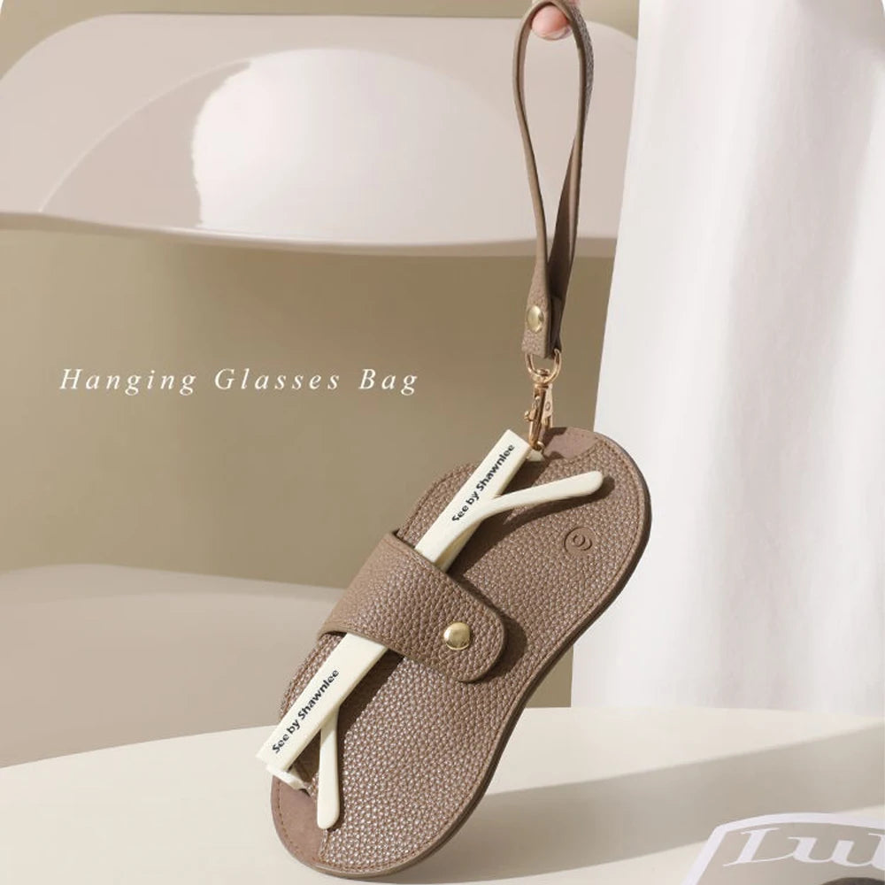 PU Leather Glasses Bag