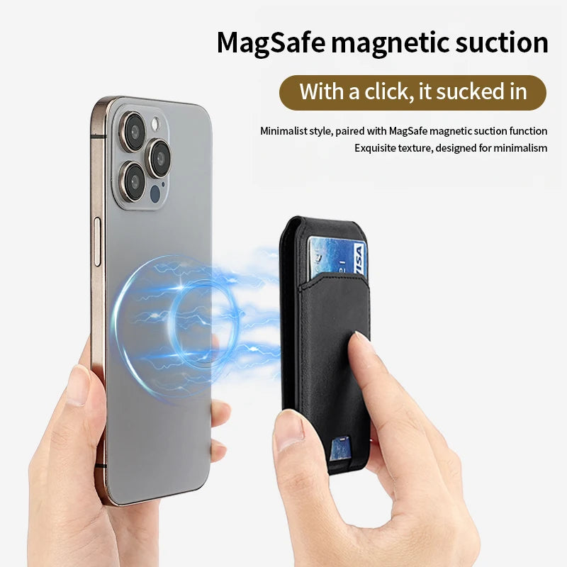 Magsafe Magnetic Leather Wallet